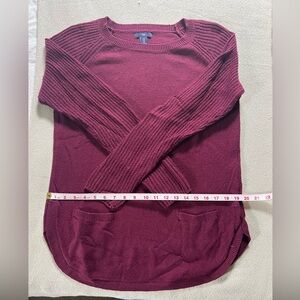 GAP Deep Red Knit Sweater